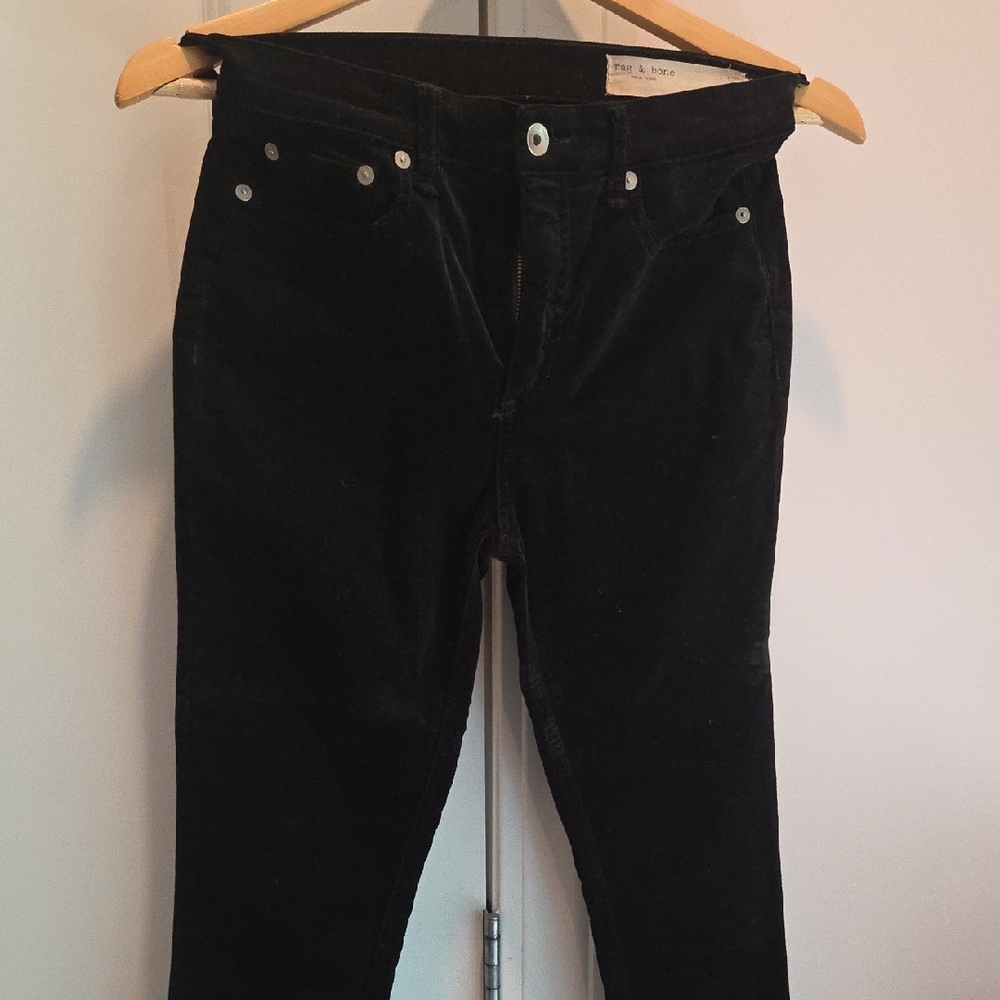 Black Velvet Pants